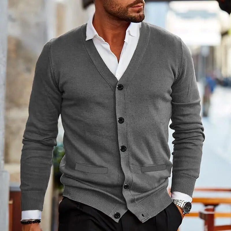 Daniele | Cardigan Casuale Con Scollo a V