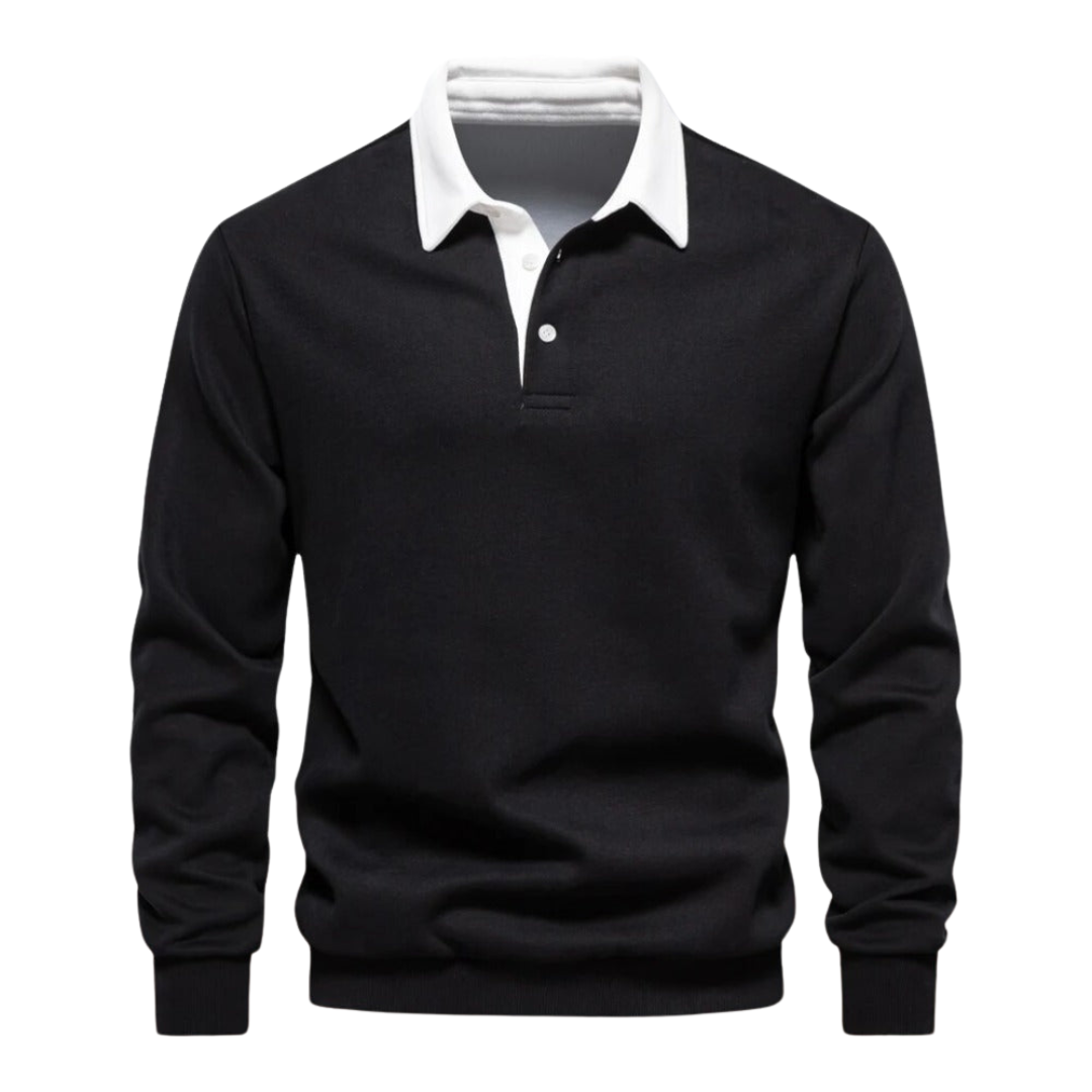 Aldo | Elegante polo basic a maniche lunghe