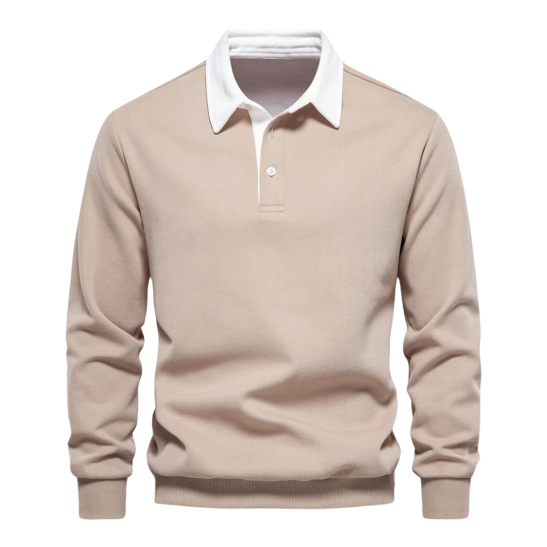 Aldo | Elegante polo basic a maniche lunghe