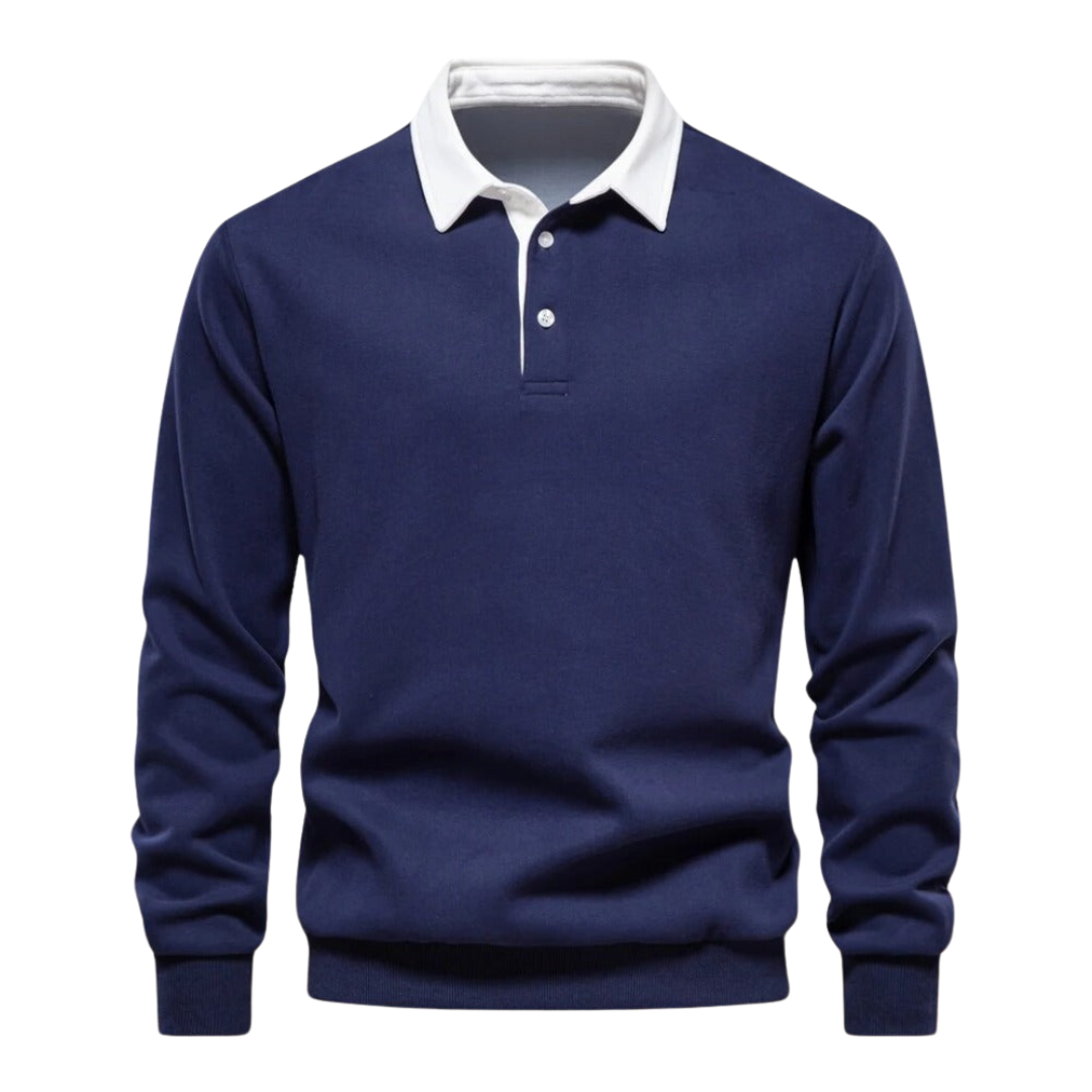 Aldo | Elegante polo basic a maniche lunghe